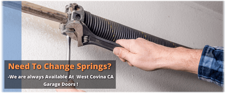 Broken Garage Door Spring Repair West Covina CA